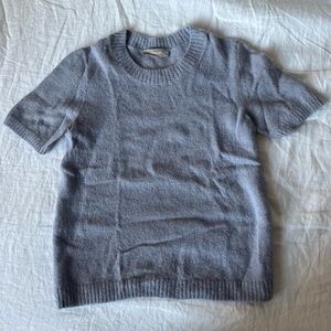 Everlane Light Blue Knit Sweater Tee